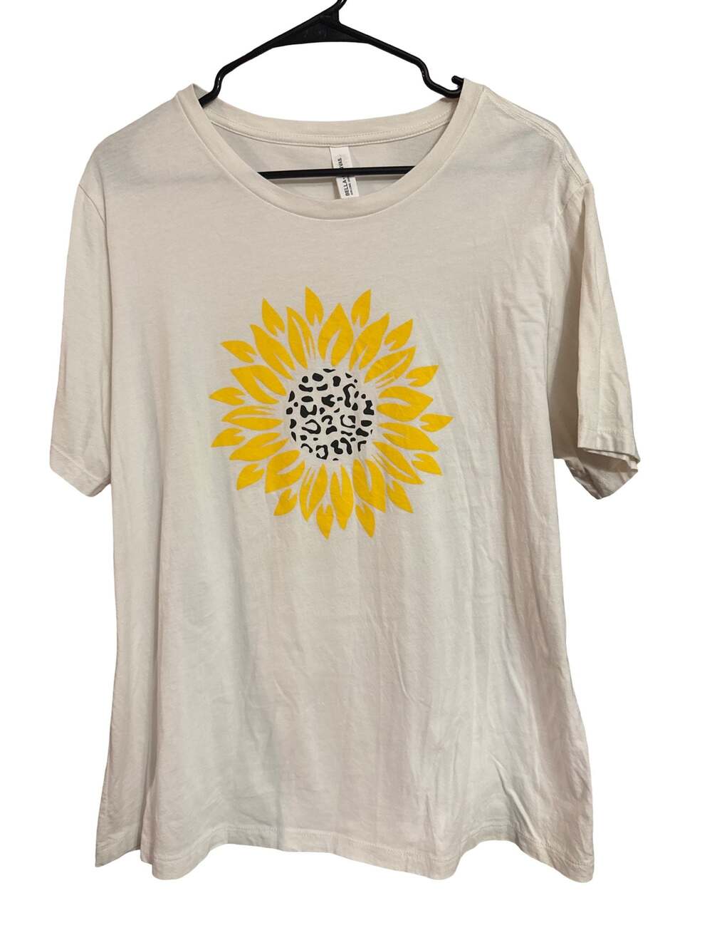 Bella + Canvas Airlume Jersey Sunflower Graphic T-Shirt